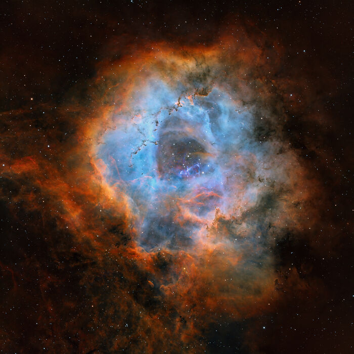 Rosette Nebula: Space’s Color Wheel