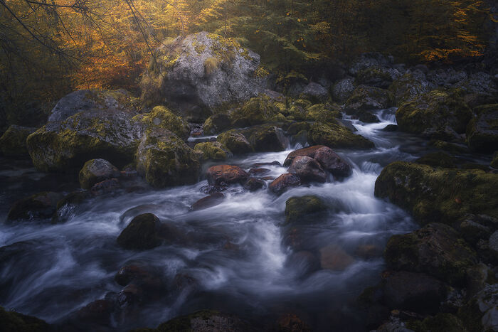 Water, Rocks, and Light Chill