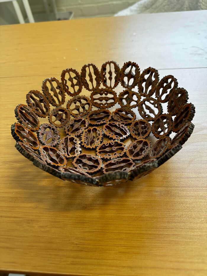 This Bowl Is Literally Made of Walnuts. Nuts, Right?