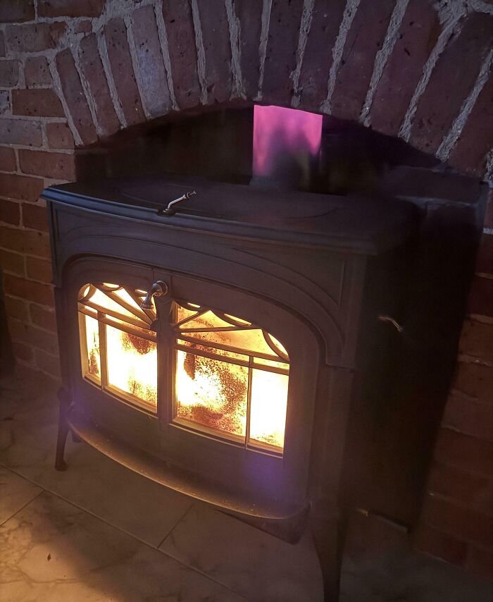 Glowing Stove Pipe: This Is Not Your Average Campfire
