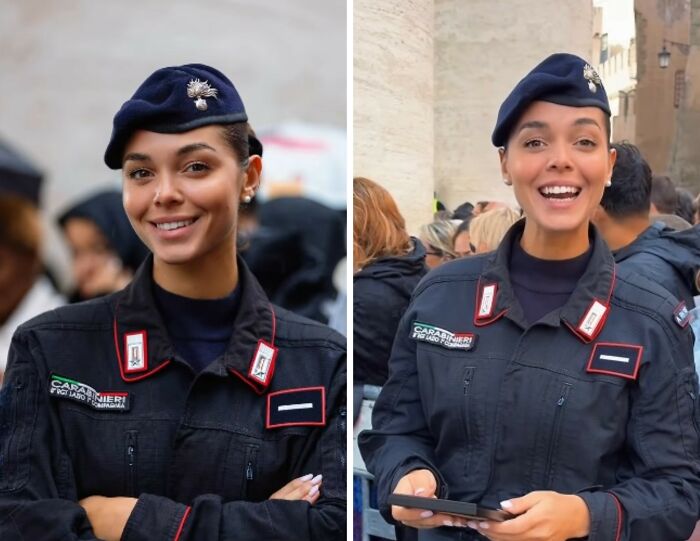 Wait Till You See These Surprise Portraits That Totally Made Cops and Soldiers Smile