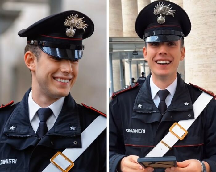 Wait Till You See These Surprise Portraits That Totally Made Cops and Soldiers Smile