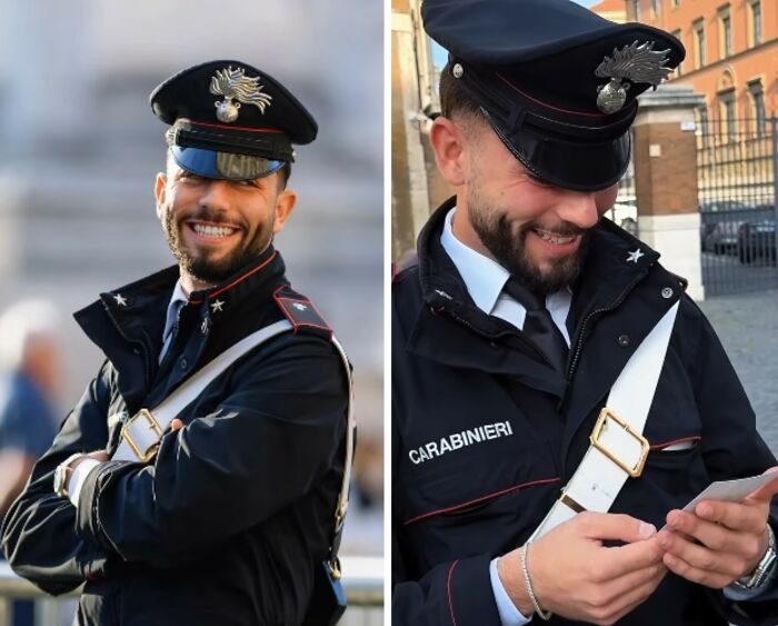 Wait Till You See These Surprise Portraits That Totally Made Cops and Soldiers Smile