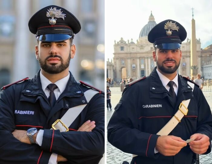 Wait Till You See These Surprise Portraits That Totally Made Cops and Soldiers Smile