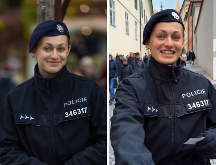 Wait Till You See These Surprise Portraits That Totally Made Cops and Soldiers Smile