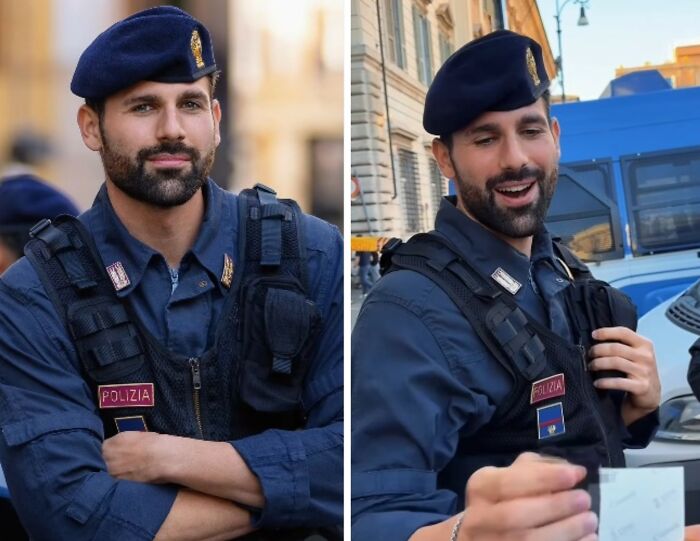 Wait Till You See These Surprise Portraits That Totally Made Cops and Soldiers Smile