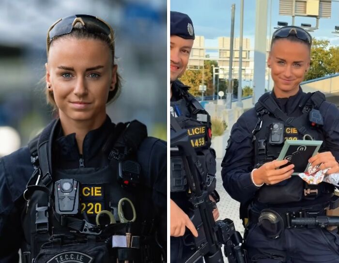 Wait Till You See These Surprise Portraits That Totally Made Cops and Soldiers Smile