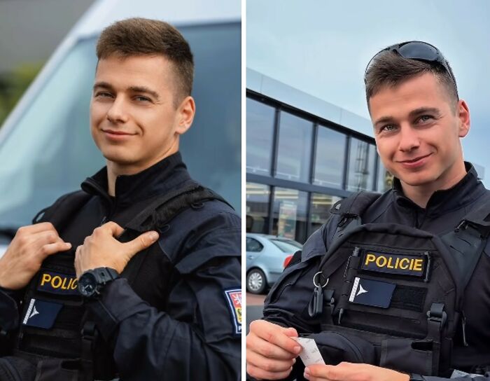 Wait Till You See These Surprise Portraits That Totally Made Cops and Soldiers Smile