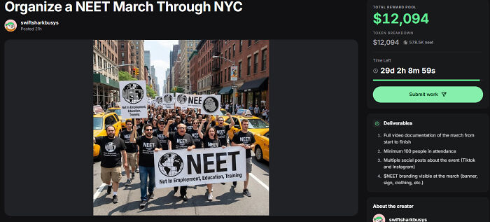 Lead a "NEET" Parade Through New York City