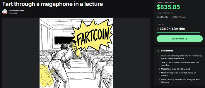 Pass Gas Through a Megaphone in a Lecture