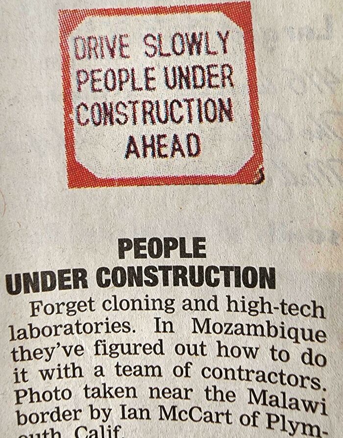 We Must Be Making People Now!