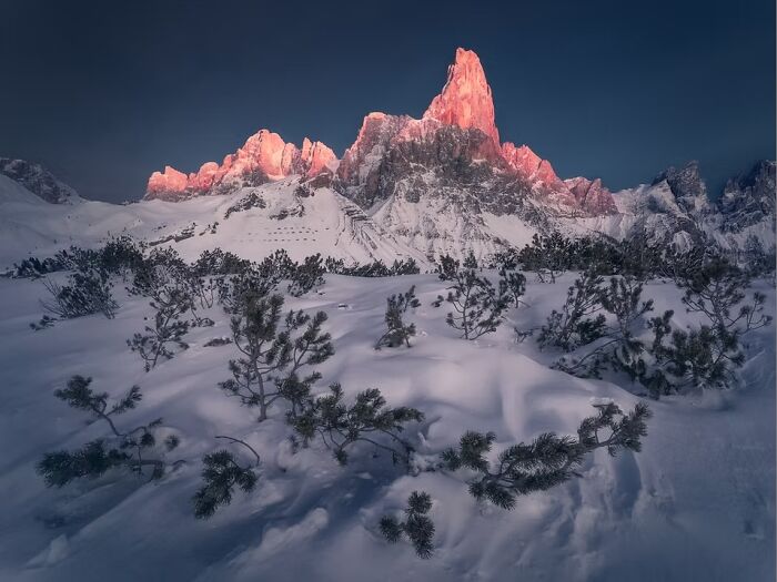 Enrosadira: Mountains Catching Fire (Without The Flames)