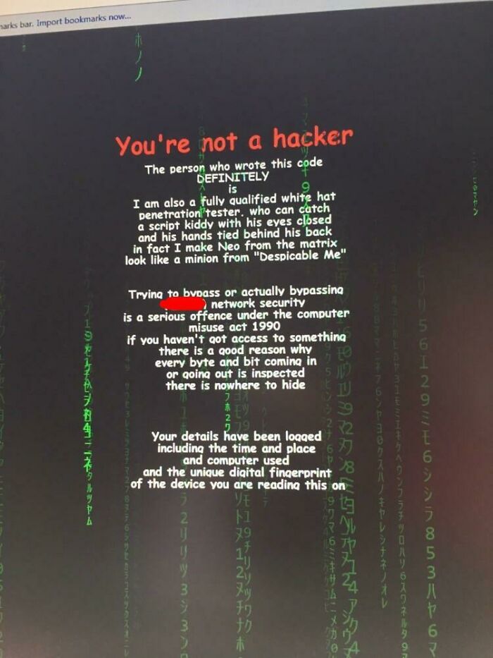 Tried a Proxy Server at School—Got This Message Instead