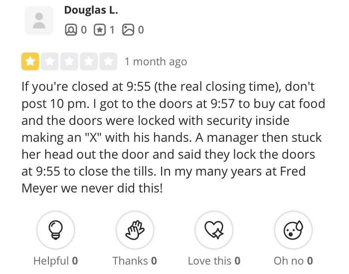 Don’t Shop 5 Minutes Before Closing, Please!