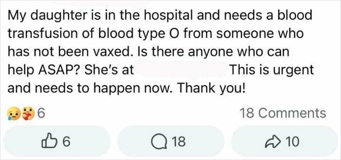 This Mom Would Rather Risk It All Than Accept Vaccinated Blood