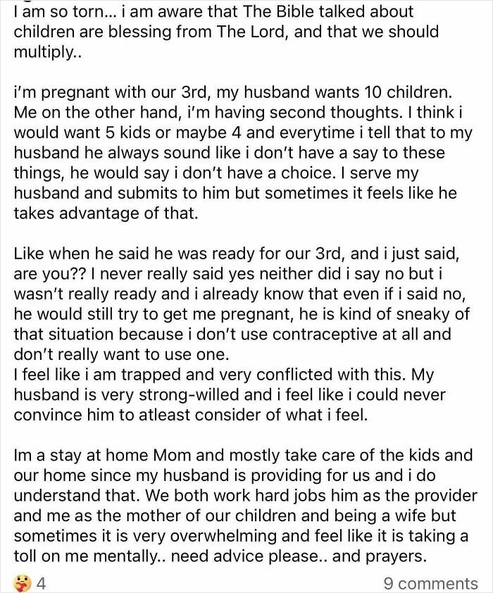 I Wish My Husband Would Say That To Me... Just No.