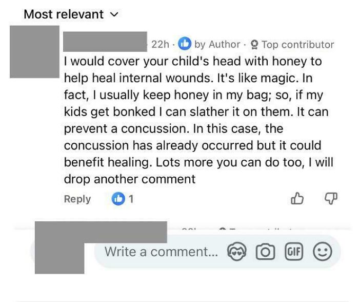 If Only She’d Put The Honey On Before The Concussion...
