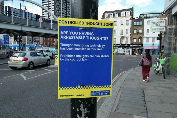 This Poster in London: Mysterious or Just Odd?