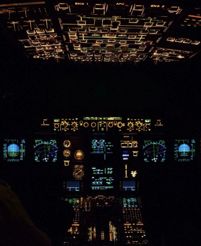 What a Pilot Sees at Night—City Lights or Alien Landing Sites?