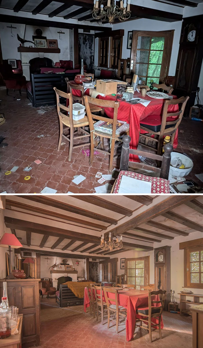 This French Abandoned House Got A Glow-Up After I Cleaned Up The Graffiti