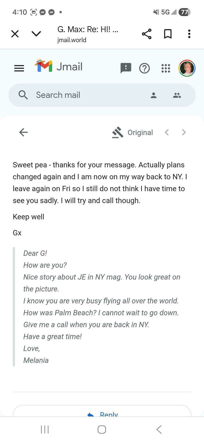 Sweet Pea: From Ghislane To Melania