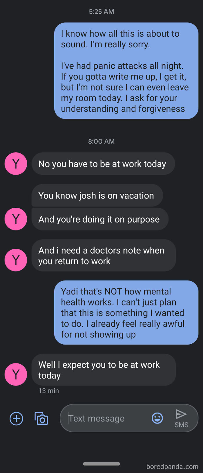 Had A Rough Day, Can’t Even Deal With Work Texts