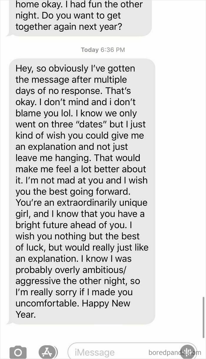 Oops, Ghosted A Guy, Now He’s Texted A Novel