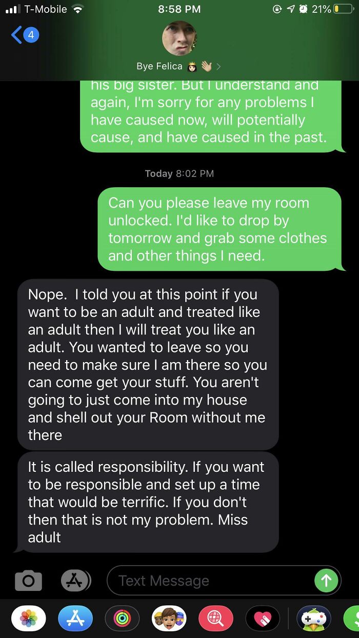Kicked Out By Mom For Not Ordering Food? How To Respond?