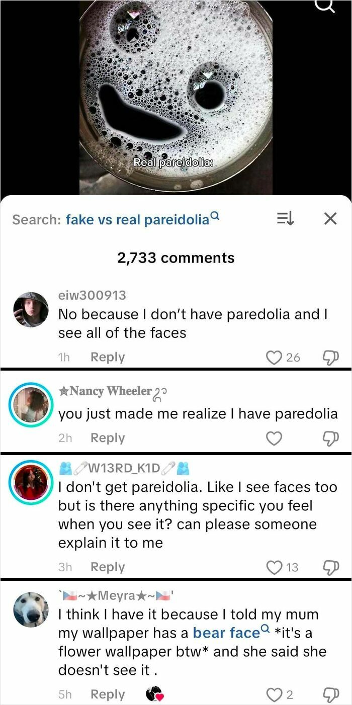 When Kids Diagnose Themselves With 'Pareidolia' Like It’s A Disease
