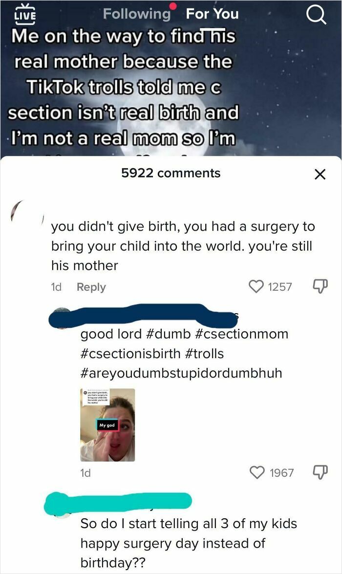 You Didn’t Give Birth, You Had Surgery... Wait, What?