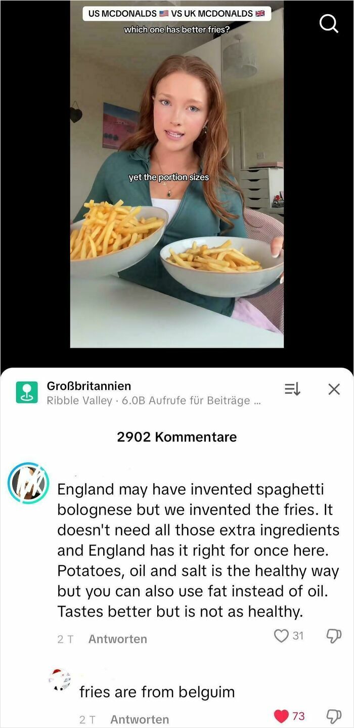 "We Invented the Fries" Fight: US vs England McDonald's Edition