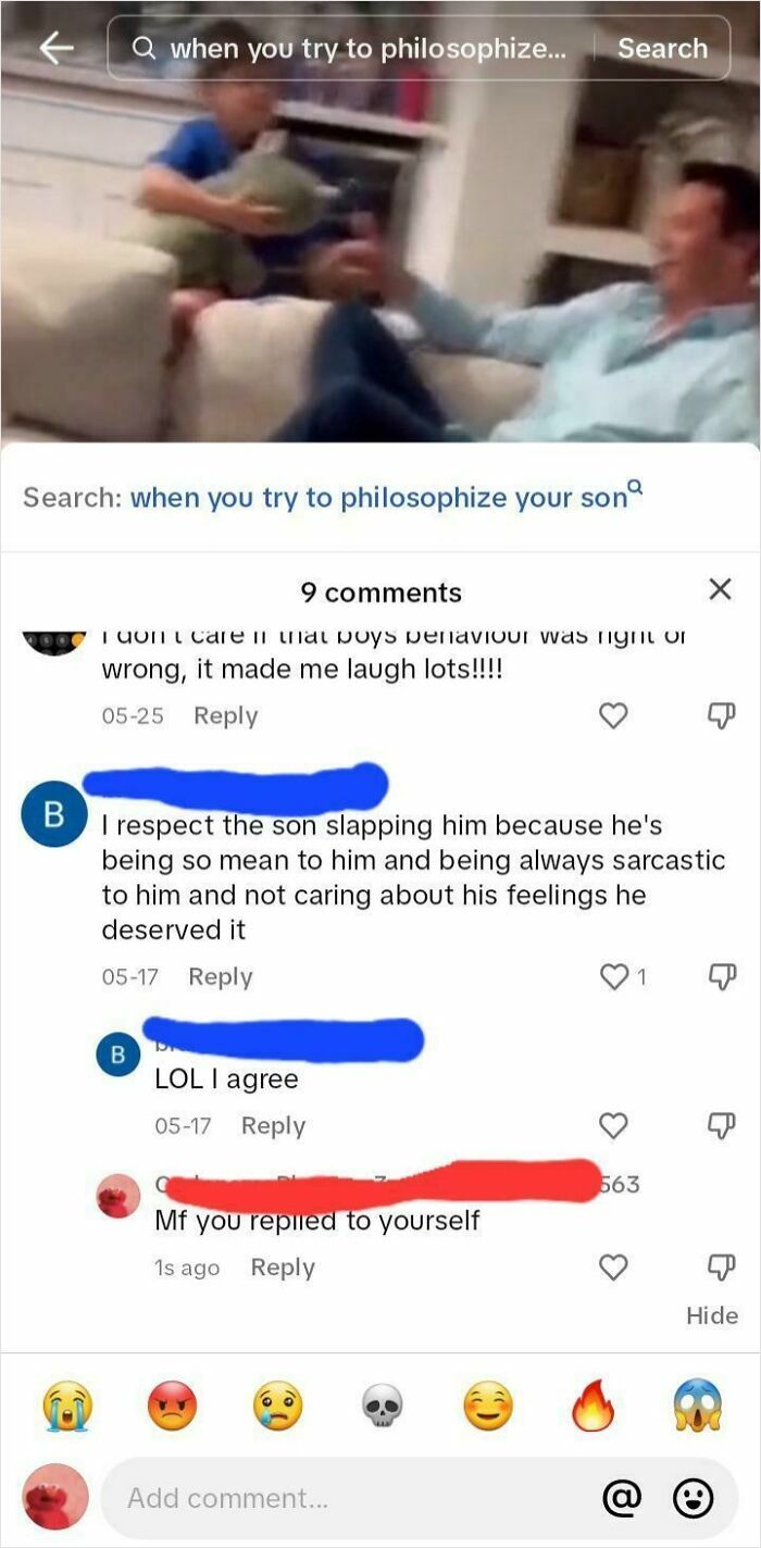 Tiktoker Comments... to Themselves. Yep, Really.
