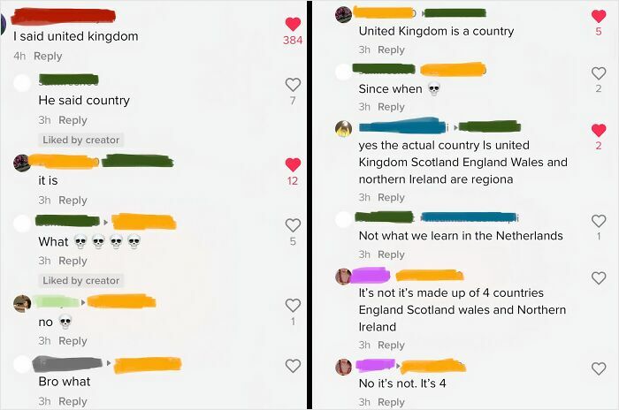 Some TikTokers Really Think The UK Isn’t a Country