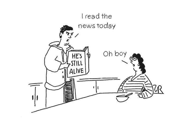 Get Ready to Laugh: 54 Weirdly Funny Single-Panel Cartoons That Nail Modern Life
