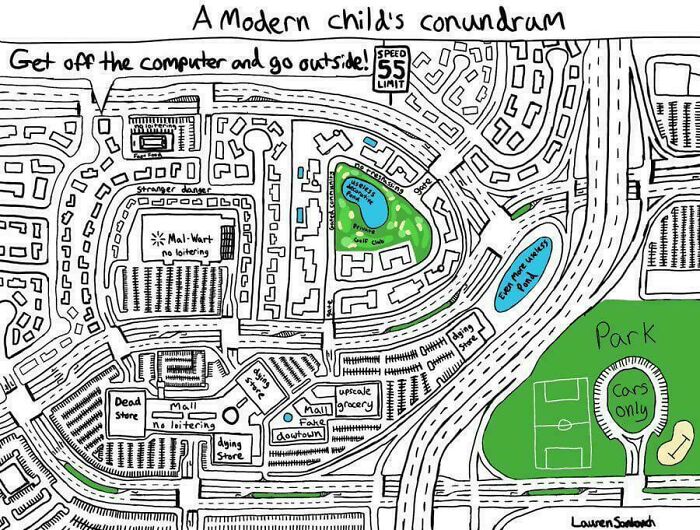 Keeping Kids in Car-Centric Suburbia (Good Luck)
