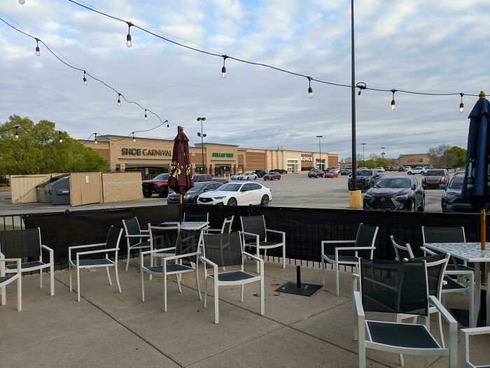 Dinner with a View of... a Giant Parking Lot?