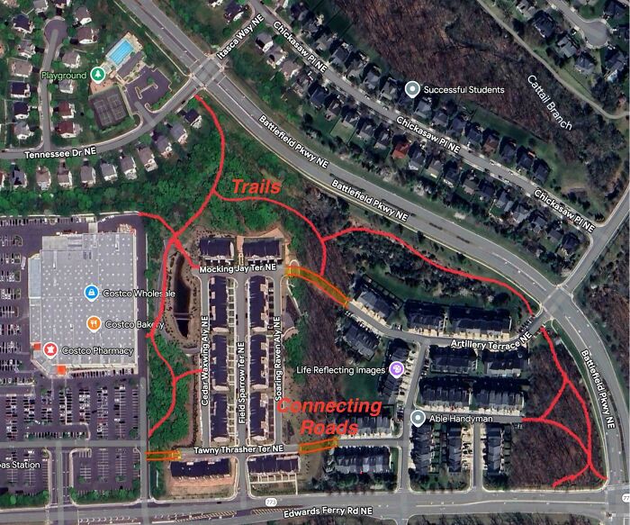 Northern Virginia: Big Stores, No Neighborhood Access (Seriously?)