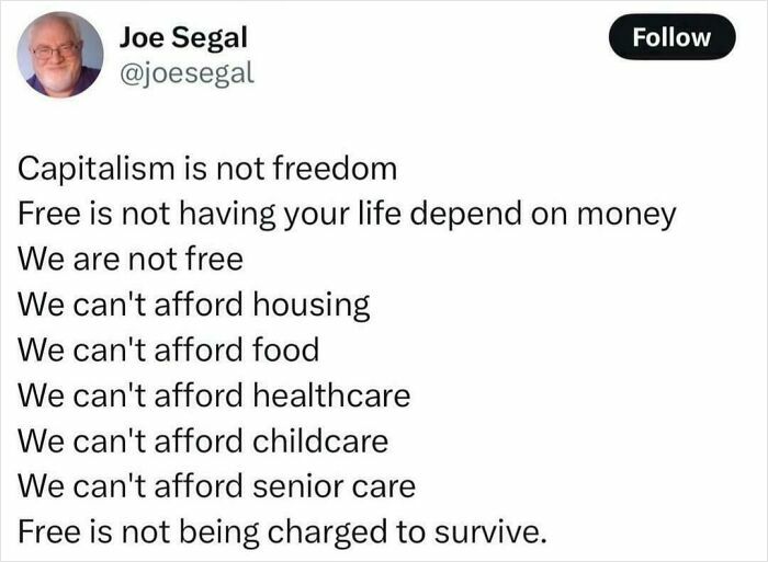 Capitalism Is NOT Freedom, Sorry