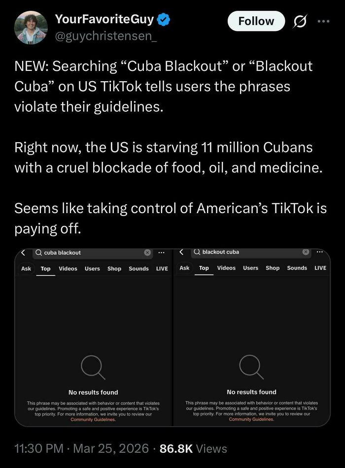 Cuba Blackout Drama? Silenced Online