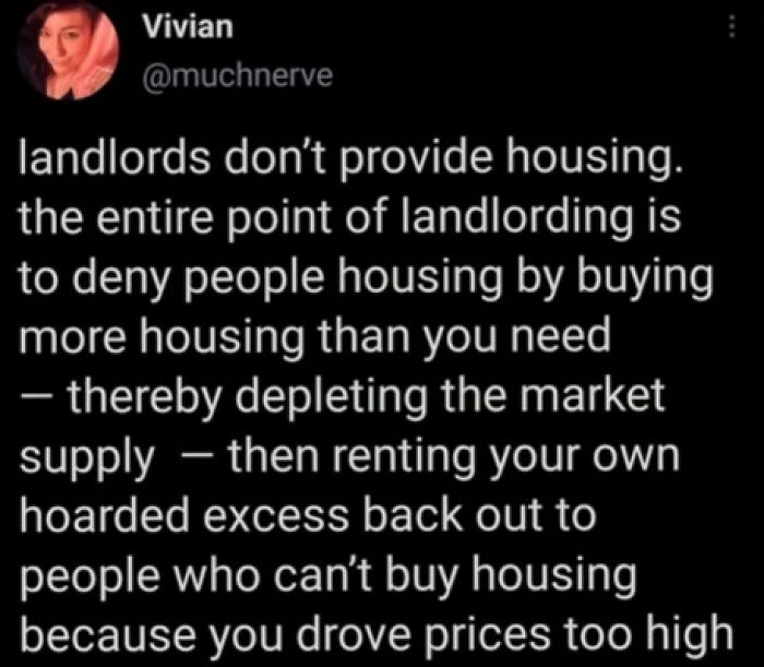 Landlords = Nope, Not Providers