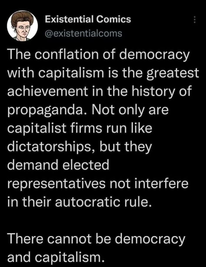 Capitalism Is NOT Democracy