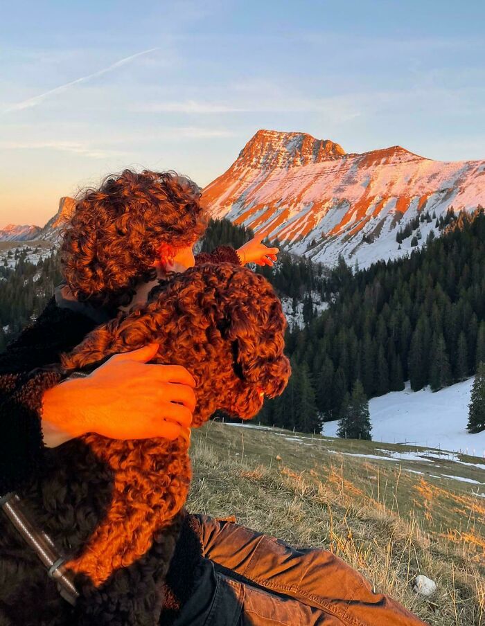 Me and My Dog? Twin Hair Goals.