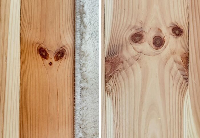 Faces in Floorboards = Smile Guaranteed