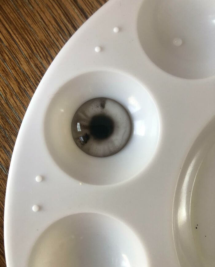 Painted Water That Looks Like an Eyeball