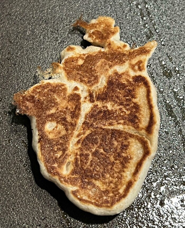 This Pancake Looks Like a Human Heart (Breakfast Drama!)