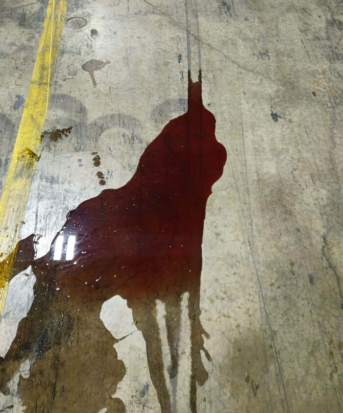 Spilled Wine or Batman with a Long Cape? Hard To Tell
