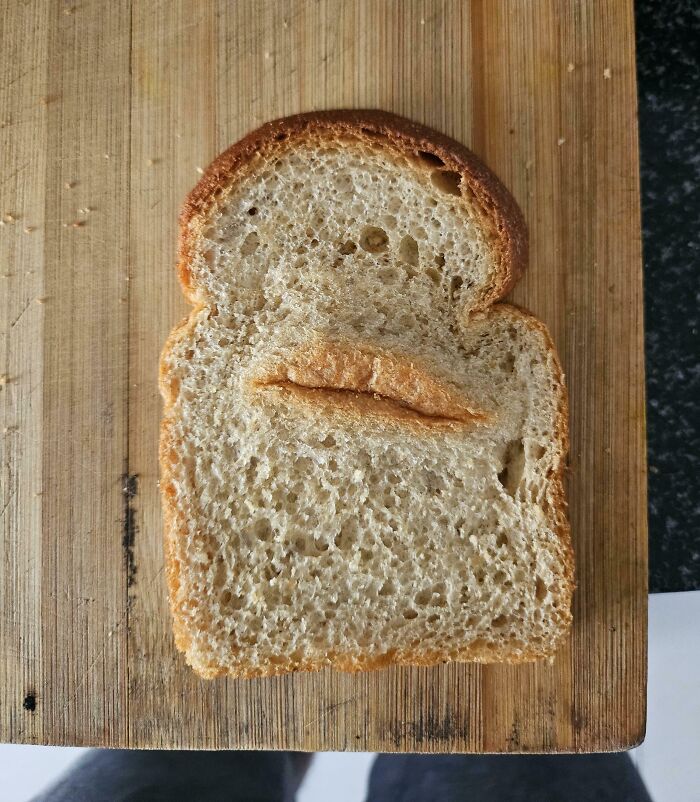Slice of Bread with Killer Lips