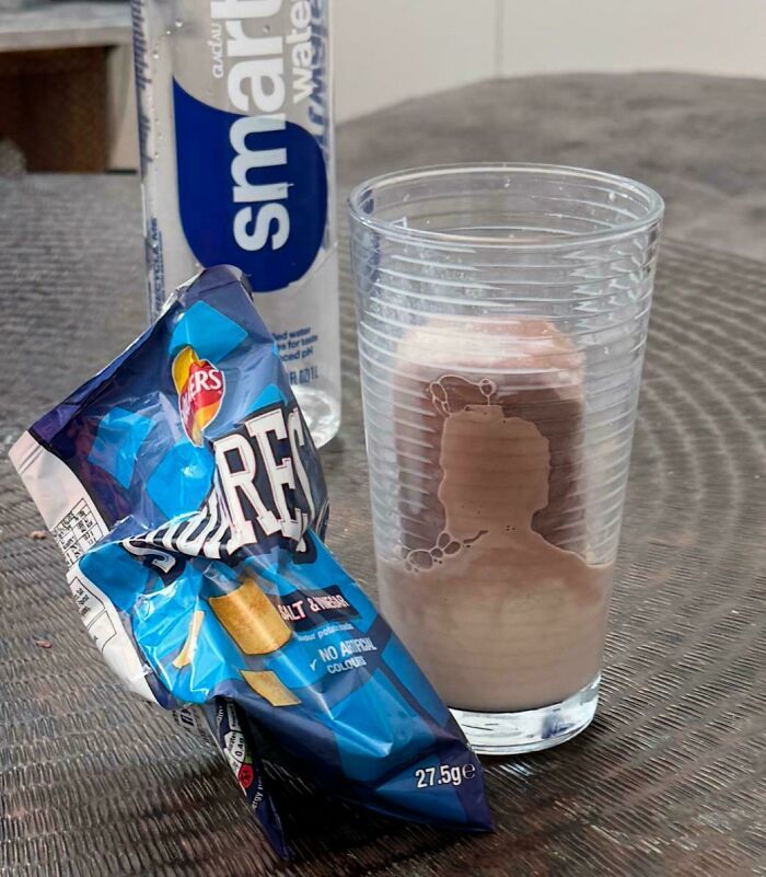 This Chocolate Milk is Showing Off a Man’s Silhouette