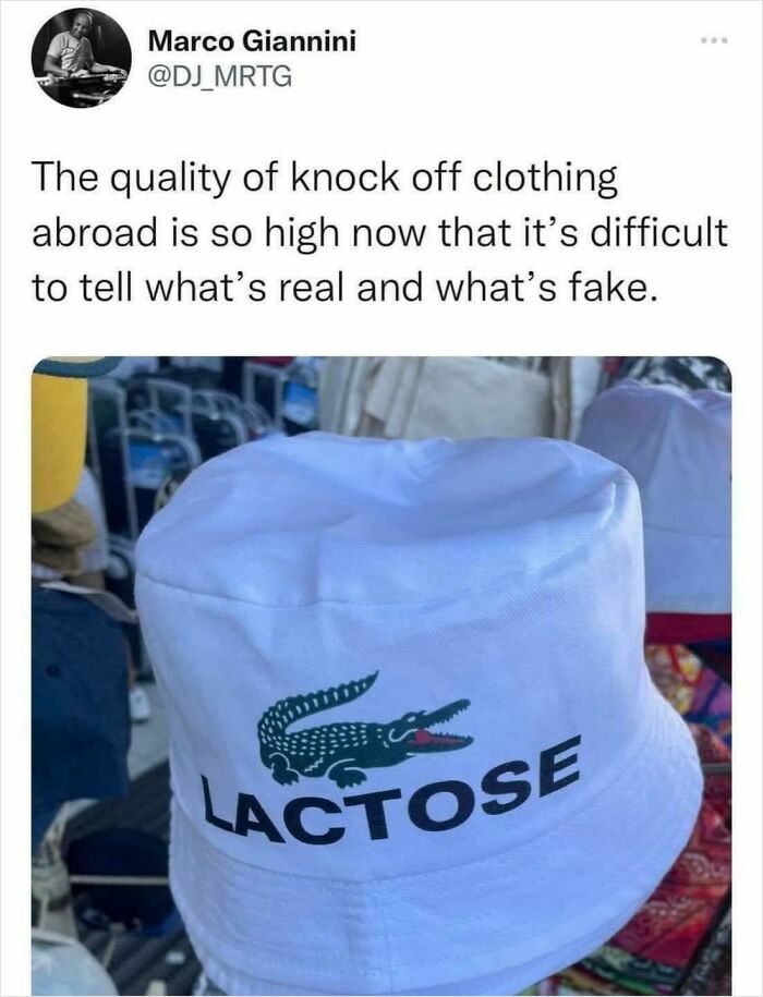 Can Someone Hook Me Up With a "Lactase" Hat? Asking for Style Points