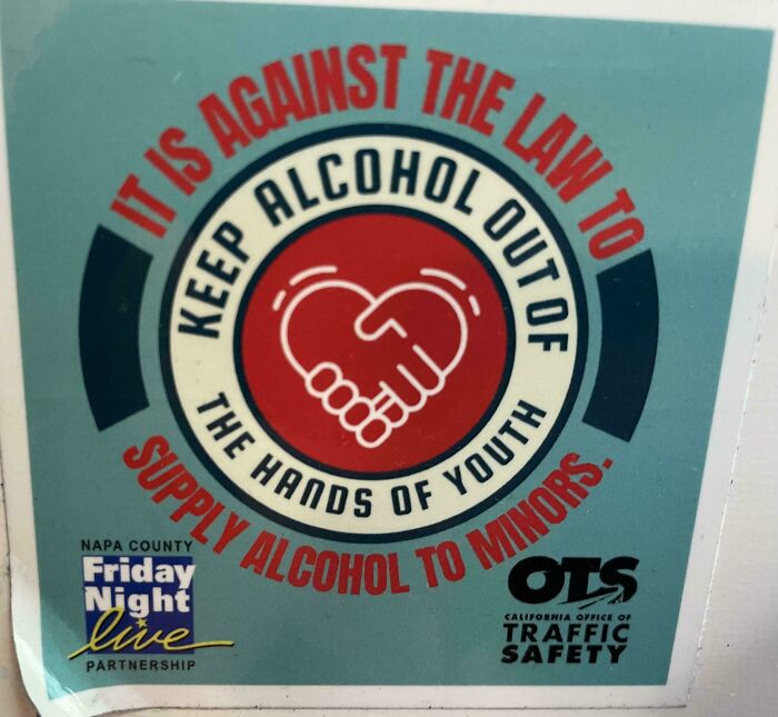 Illegal to Keep Booze Away From Kids? Wait, What?